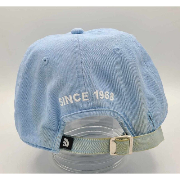 The North Face Blue Adjustable Ball Cap Logo Cotton Hat Since 1968 - Picture 7 of 8